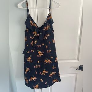 Vernacular Navy Floral Dress